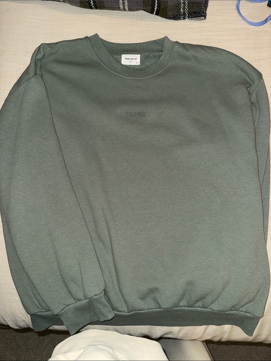 Tribe Kelley Tops - Tribe Kelley ButterCrew Sweatshirt - Sage